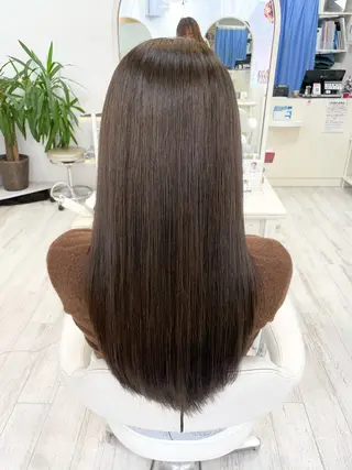 セミロング 町田 あみのヘアスタイル