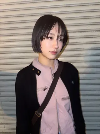ミディアム 木村 桃子のヘアスタイル
