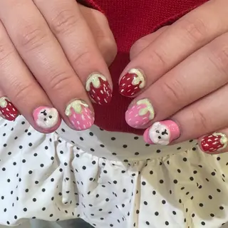 ネイル 🍓個性派ネイル🎶 /Komachi❤️のネイルデザイン