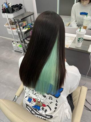 ミディアム 鈴木 朔弥/一宮　ブリーチのヘアスタイル