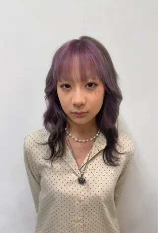 ロング カラー 【暖色カラー+色持ち 重視】💟まなみのヘアスタイル