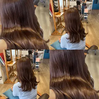ロング カラー RINNO🌷透明感 カラー/髪質改善のヘアスタイル