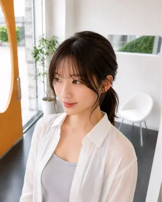 ロング 松本 将太のヘアスタイル