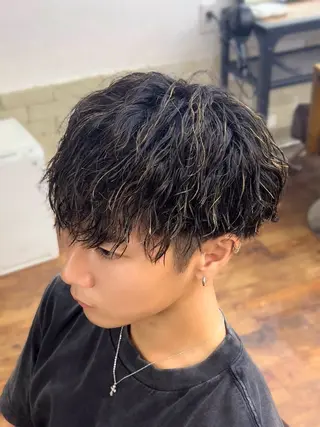 パーマ メンズ Rikito .のヘアスタイル