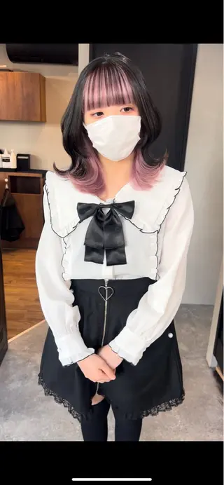 ミディアム カラー FoibyBelle フォワバイベルのヘアスタイル