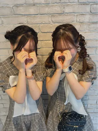 ロング ヘアアレンジ 横浜ヘアメ髪質改善 カラー🎀💘みさきのヘアスタイル
