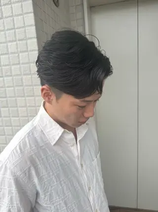 ショート パーマ ヘアアレンジ メンズ 🔥メンズ特化🔥 木村 祐太のヘアスタイル