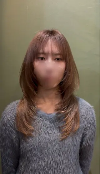 ロング 内山 優のヘアスタイル