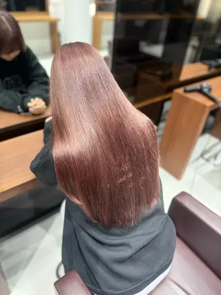 セミロング カラー 渋谷ブリーチカラー/ デザインカラー/優希のヘアスタイル