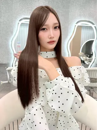 ロング カラー ヘアアレンジ 艶髪特化/矯正/ 髪質改善/吉田光佑のヘアスタイル