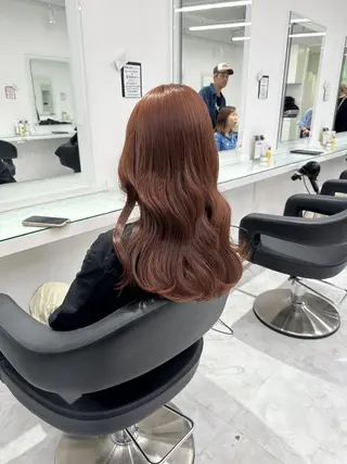 ロング カラー ヘアアレンジ ピンク・ベージュ🩰 カラー🫧とらのヘアスタイル