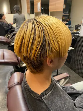 ショート メンズ メンズパーマモデル 大募集中のヘアスタイル