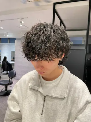 パーマ メンズ MIKA/カラー モデル募集中のヘアスタイル