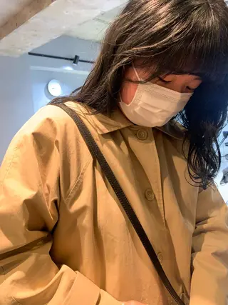 ロング パーマ ボブパーマコテ巻き風 パーマNo1深江秀平のヘアスタイル