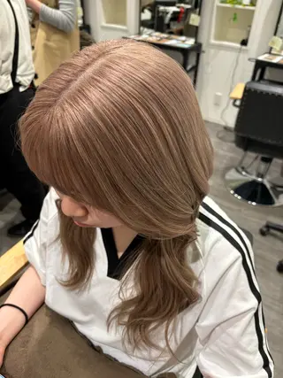 セミロング カラー ACRO Hirokiのヘアスタイル