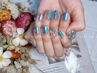 ミディアム カラー ネイル Le’a NailSalonのネイルデザイン