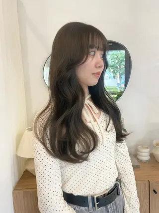 セミロング 透明感カラー/メンズ 特化kazumaのヘアスタイル