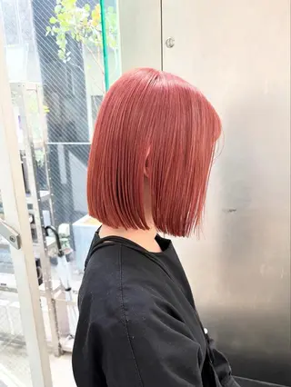 ミディアム カラー インナーカラー/天神 ブリーチ/吉田のヘアスタイル