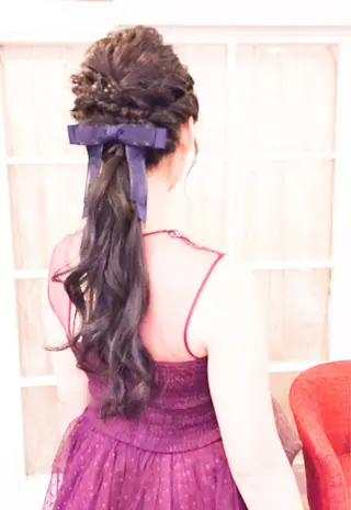 ヘアアレンジ un 溝の口 伊豆本のマツエク・マツパデザイン