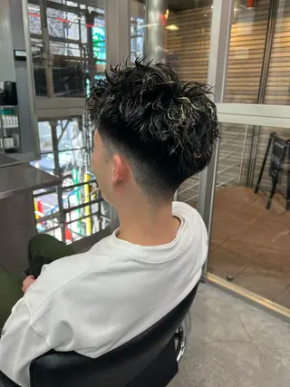 カラー パーマ メンズ パーマ支持率No.1 店長❤️🔥安成弾のヘアスタイル