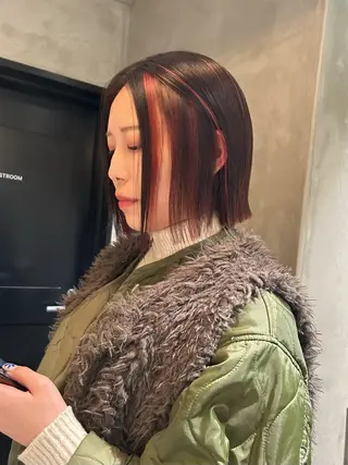 ミディアム カラー デザイン/アレンジ ❤︎イシイレイのヘアスタイル