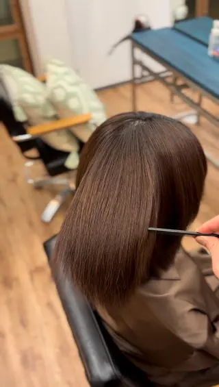 ミディアム 美髪矯正‎×髪質改善 任せて🤍Ko-taのヘアスタイル
