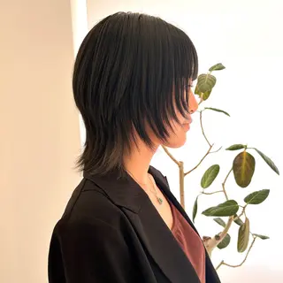 ショート カラー 🫯パーマ/艶カラー /似合わせ ヤギ🫯のヘアスタイル