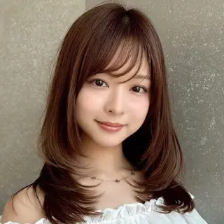 ミディアム レイヤーカット/ 髪質改善/たくみのヘアスタイル
