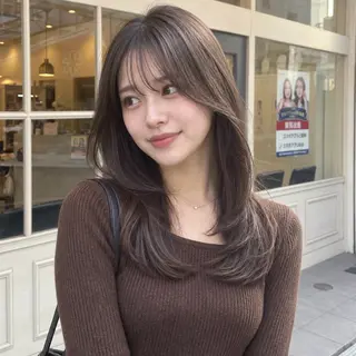 ロング REON 髪質改善  縮毛矯正のヘアスタイル