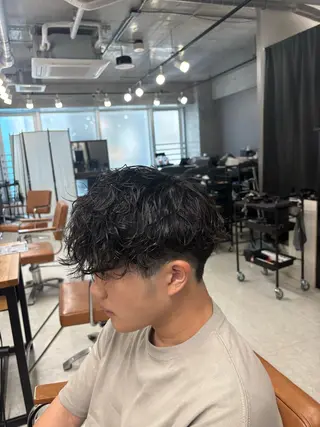 パーマ メンズ 下北沢メンズパーマ 特化園田　楓莉のヘアスタイル