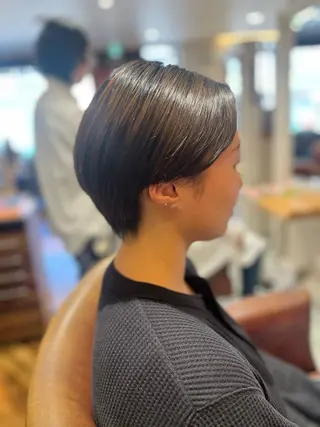 ショート 菊地 真優のヘアスタイル
