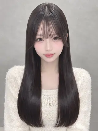 ロング カラー girly上品ヘア 🎀/ベージュikuのヘアスタイル