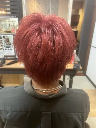 ショート カラー メンズ ナカオ シュウヘイのヘアスタイル