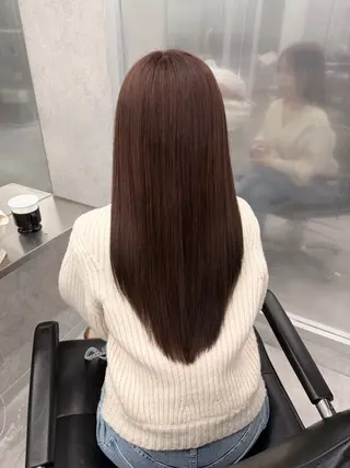 ロング ハイトーン/渋谷 韓国風/Narukaのヘアスタイル