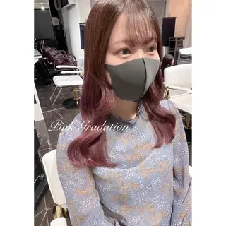 セミロング カラー miyu /トレンド カラー×艶髪のヘアスタイル