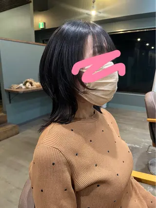 ミディアム 草野 奈扇のヘアスタイル