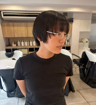 ショート rinka enu河原町のヘアスタイル
