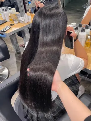 カラー *❤︎透け感モテヘア モデル募集❤︎のヘアスタイル