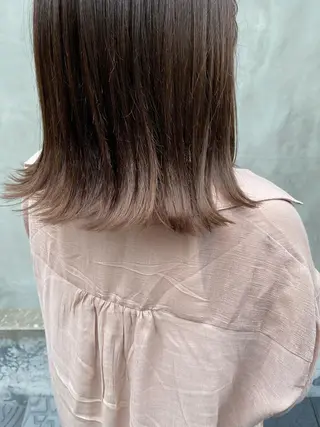 ミディアム カラー パーマ ヘアアレンジ メンズ キッズ ネイル マツエク・マツパ インナーカラー/ KANAのヘアスタイル