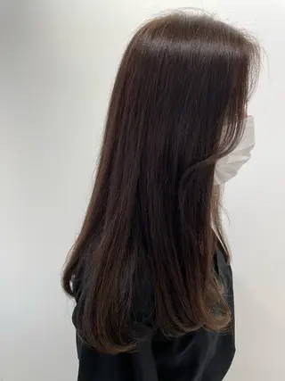 ロング カラー 韓国×網紅ヘア 🤍りん🤍のヘアスタイル