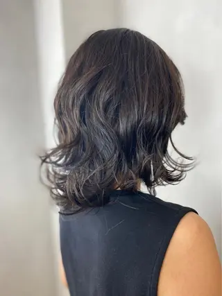 ミディアム カラー BROCANTE立川 karasawa.nのヘアスタイル