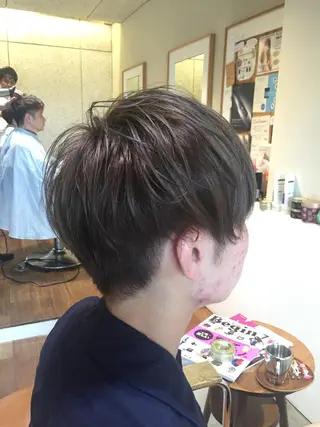 ショート ミディアム カラー メンズ creep hair nozomiのヘアスタイル