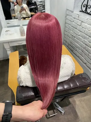 セミロング カラー 札幌ブリーチカラー/ ダブルカラー/ドイのヘアスタイル