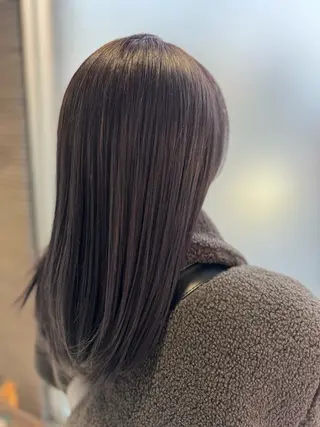 セミロング カラー 椎葉 祐也のヘアスタイル