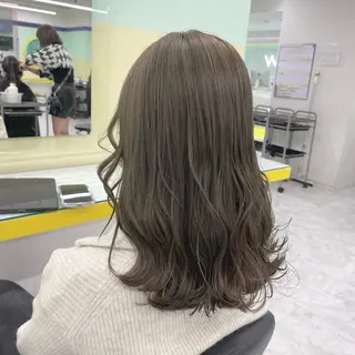 カラー ふわっと抜け感🫧 ブラウンベージュ🤎のヘアスタイル