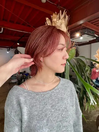 ショート 安谷 彩香のヘアスタイル
