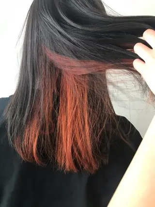 セミロング カラー mayo 🐄🌈のヘアスタイル