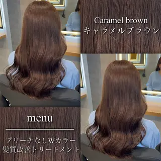 セミロング カラー ブリーチなしの達人 🌈KAITOのヘアスタイル