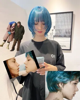 ショート カラー 緒方椋 /学芸大学のヘアスタイル