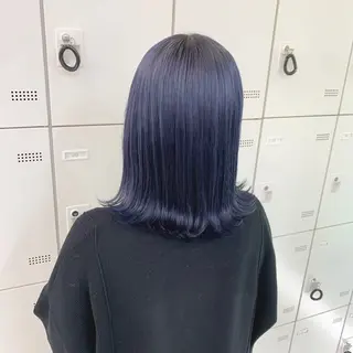 セミロング カラー ヘアアレンジ 【公式】JUICE 原宿店のヘアスタイル